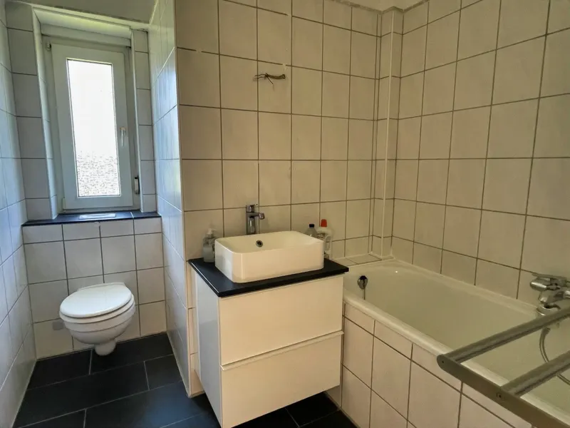 Tageslichtbad im Erdgeschoss