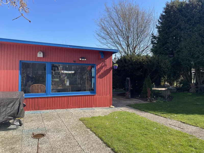 Gartenhaus mit viel Platz