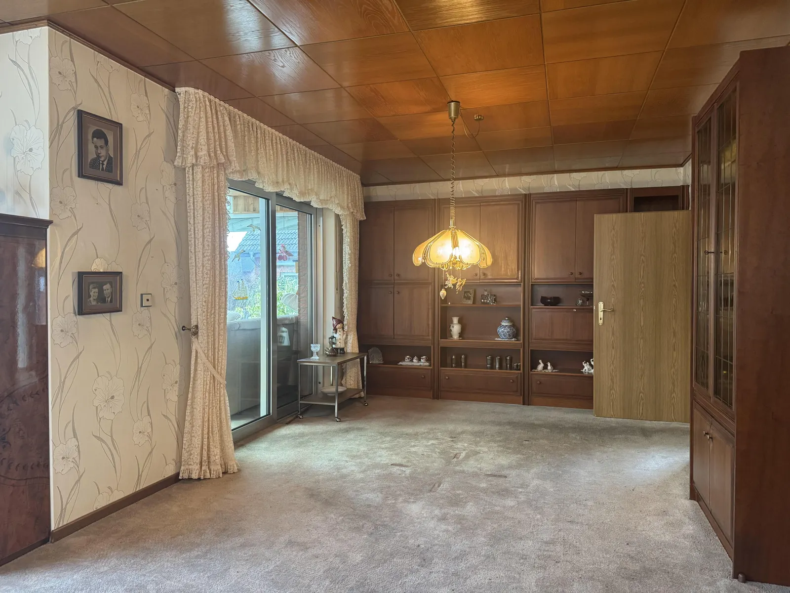 Wohnzimmer mit Wintergarten