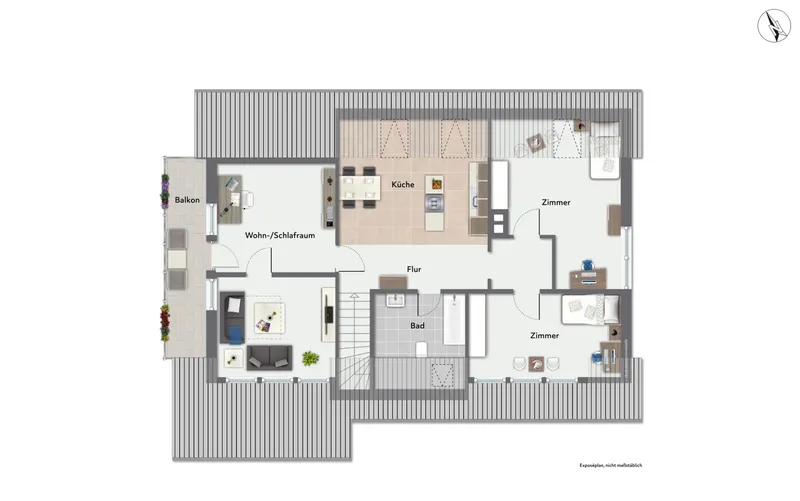 Grundriss Dachgeschoss