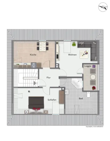 Grundriss Dachgeschoss
