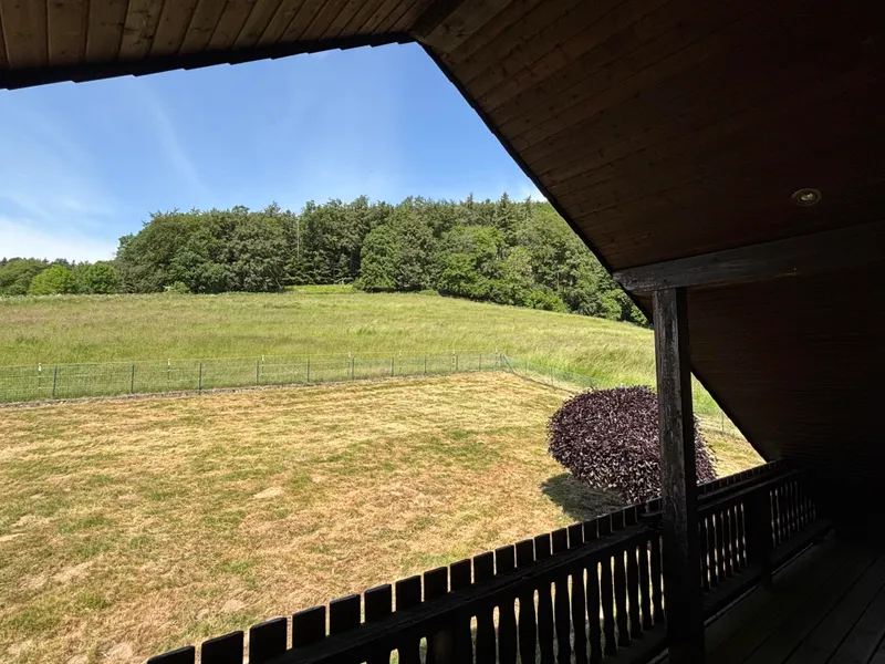 Blick vom Balkon