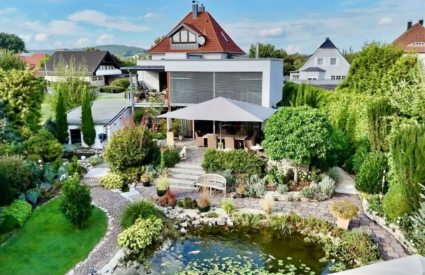 Wunderschöner Terrassenbereich