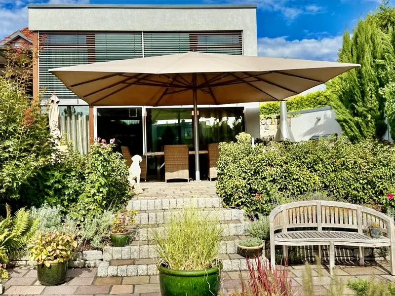 Blick zur Terrasse