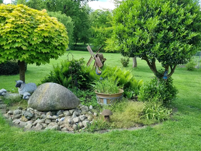 Hübsch angelegter Garten