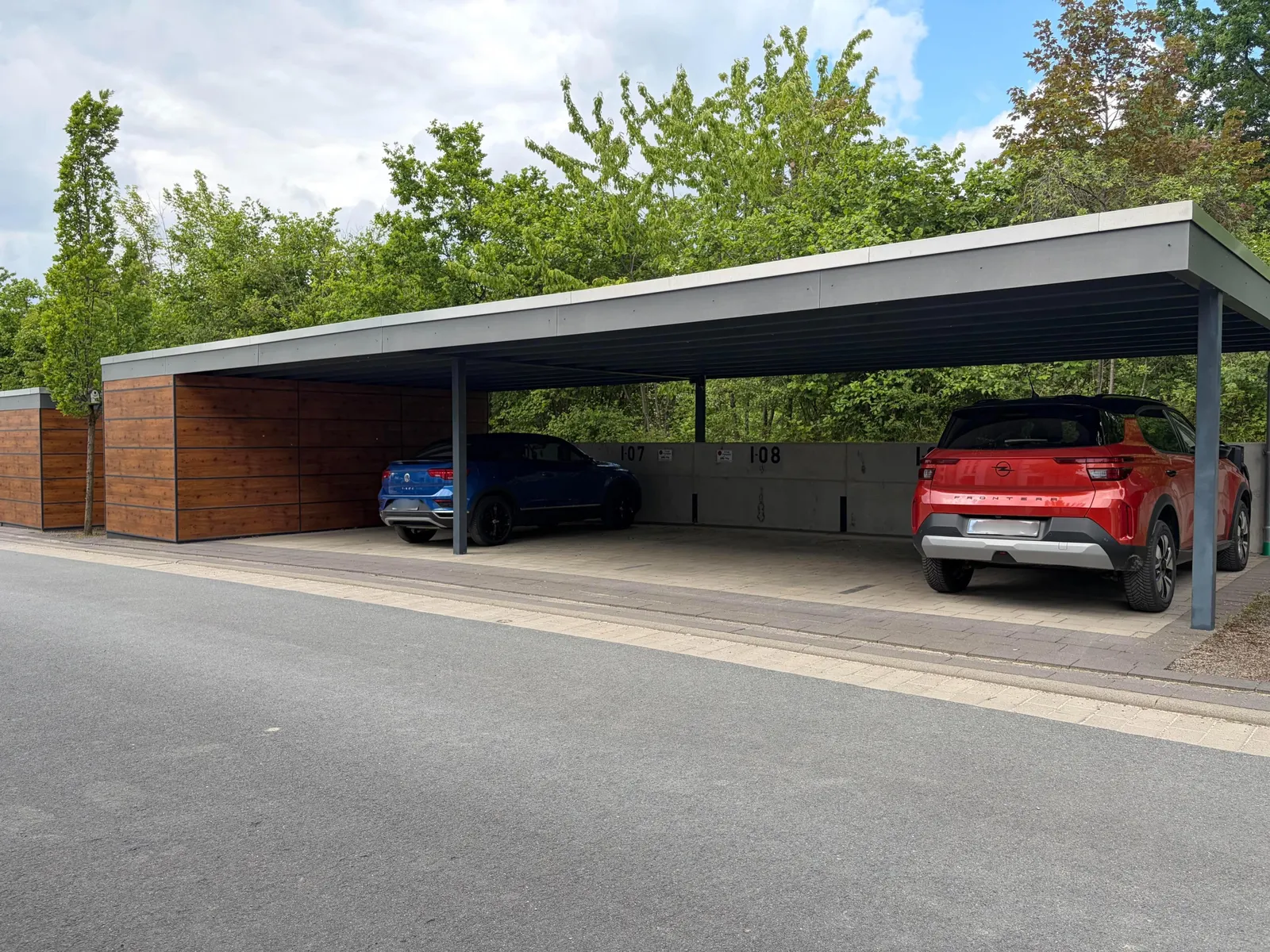 Carport-Stellplatz