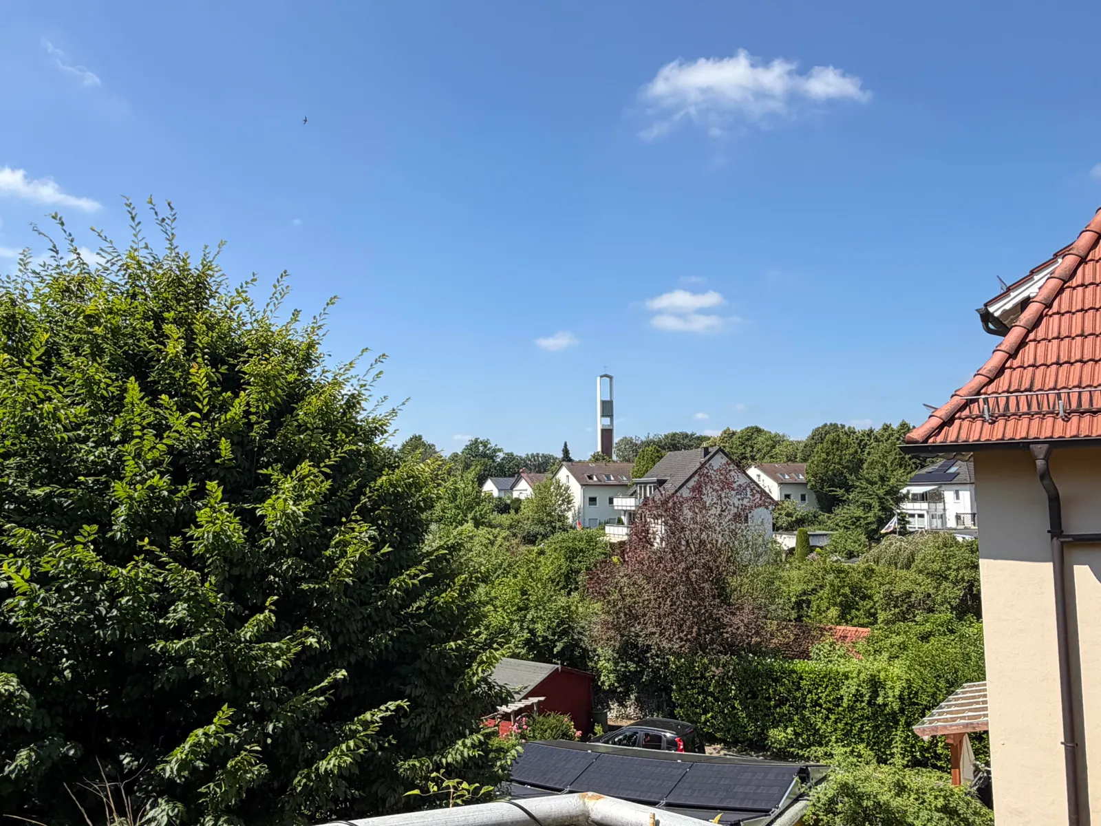 Ausblick vom Balkon