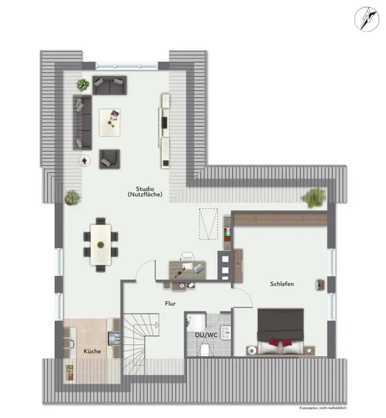 Grundriss Dachgeschoss