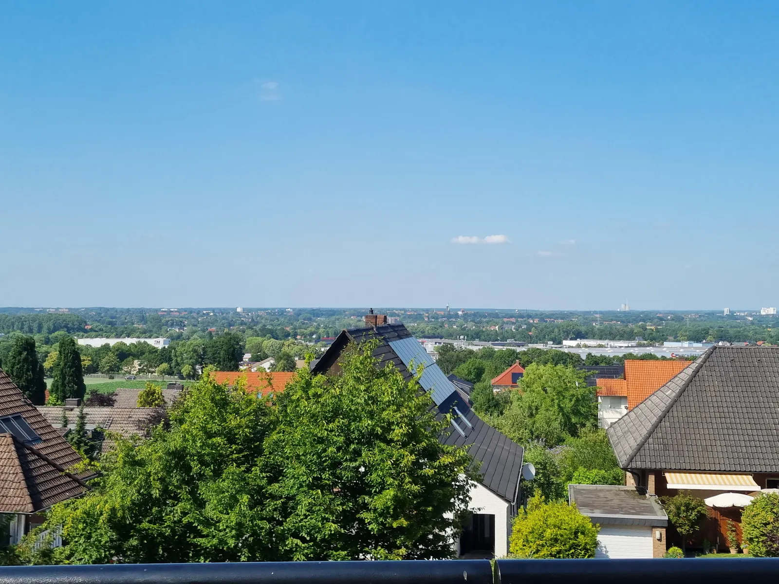 Aussicht vom Balkon