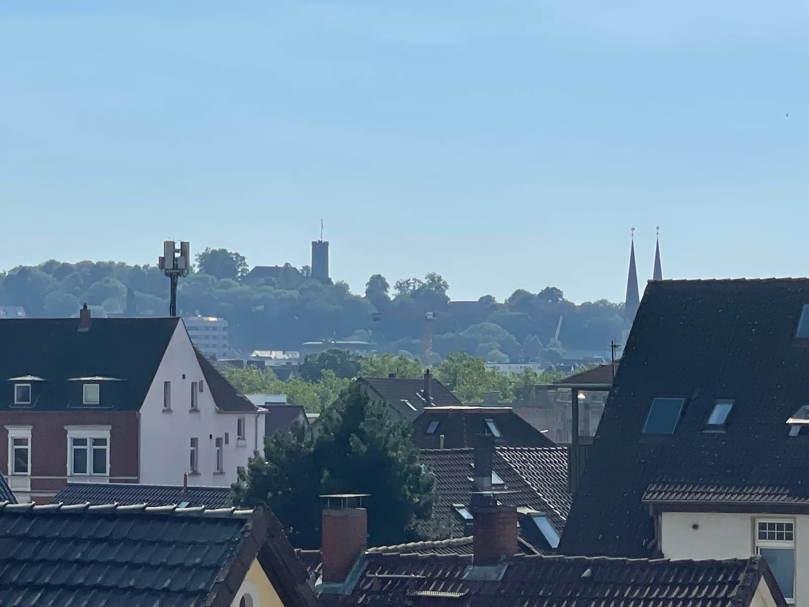 Blick bis zur Sparrenburg