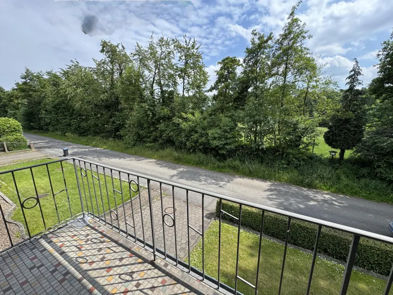 Ausblick vom Balkon