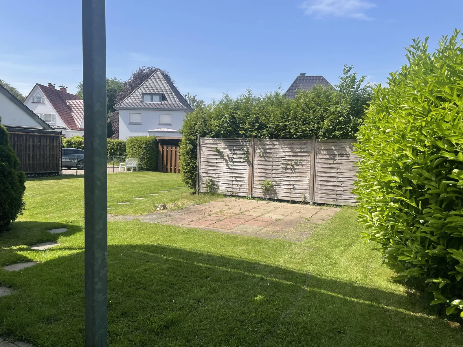 Großer GartenBauplatz