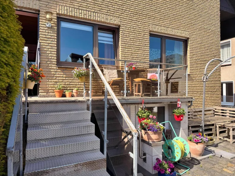 Treppe zum Garten