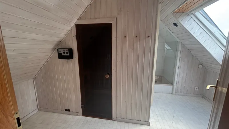 Sauna mit Dusche