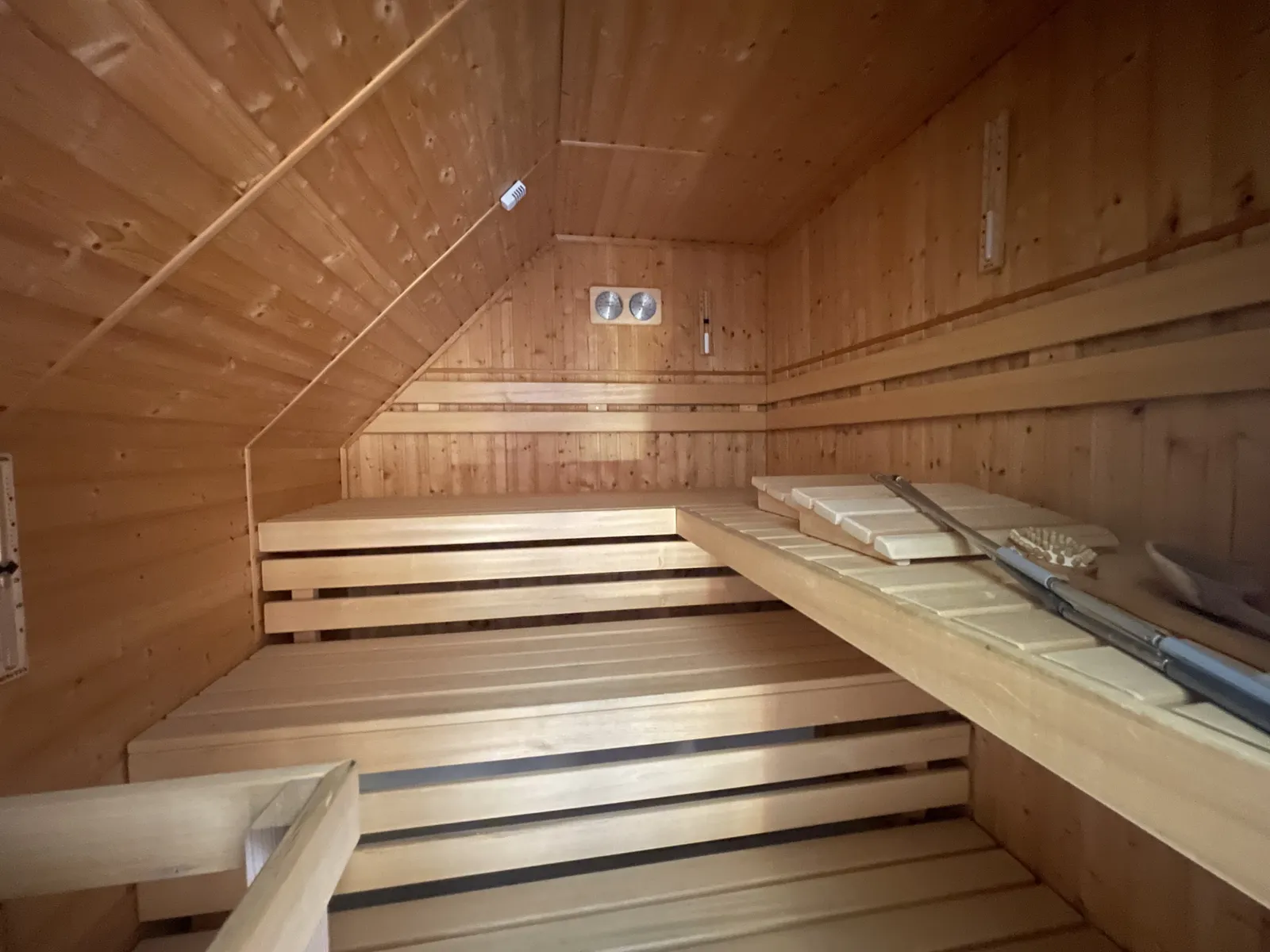 Sauna im ausgebauten Dach