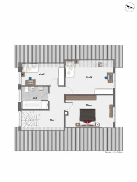 Grundriss Dachgeschoss