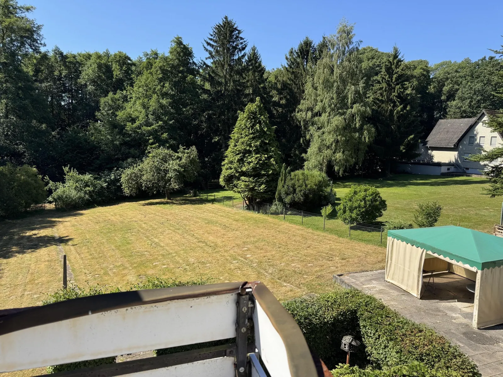 Blick vom Balkon