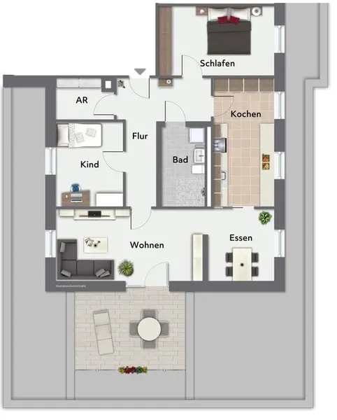 Wohnung 1.42
