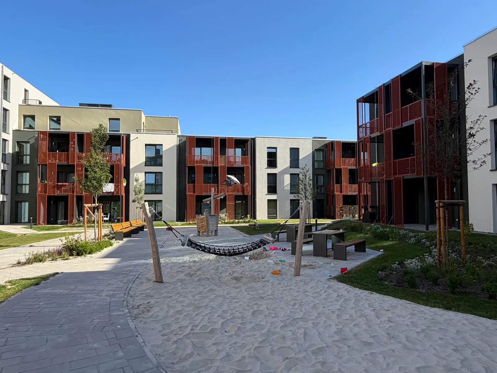 Spielplatz im Innenhof