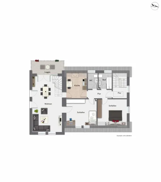 Grundriss Obergeschoss