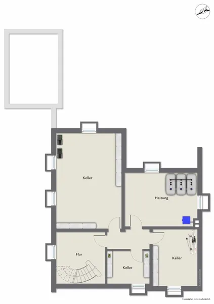 Grundriss Keller