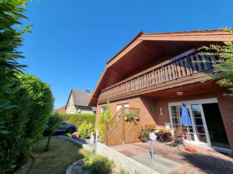 Rückansicht des Hauses