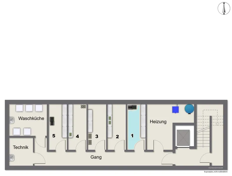 Grundriss Kellergeschoss