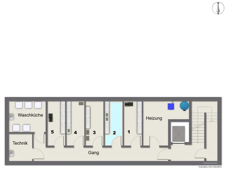 Grundriss Kellergeschoss