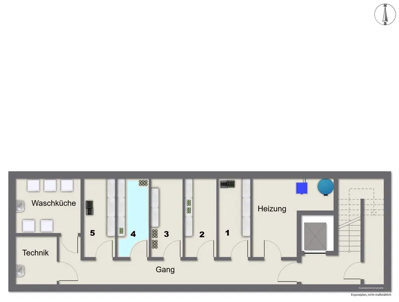 Grundriss Kellergeschoss
