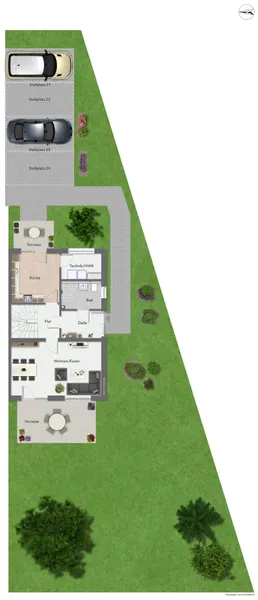 Grundriss EG Haus 13