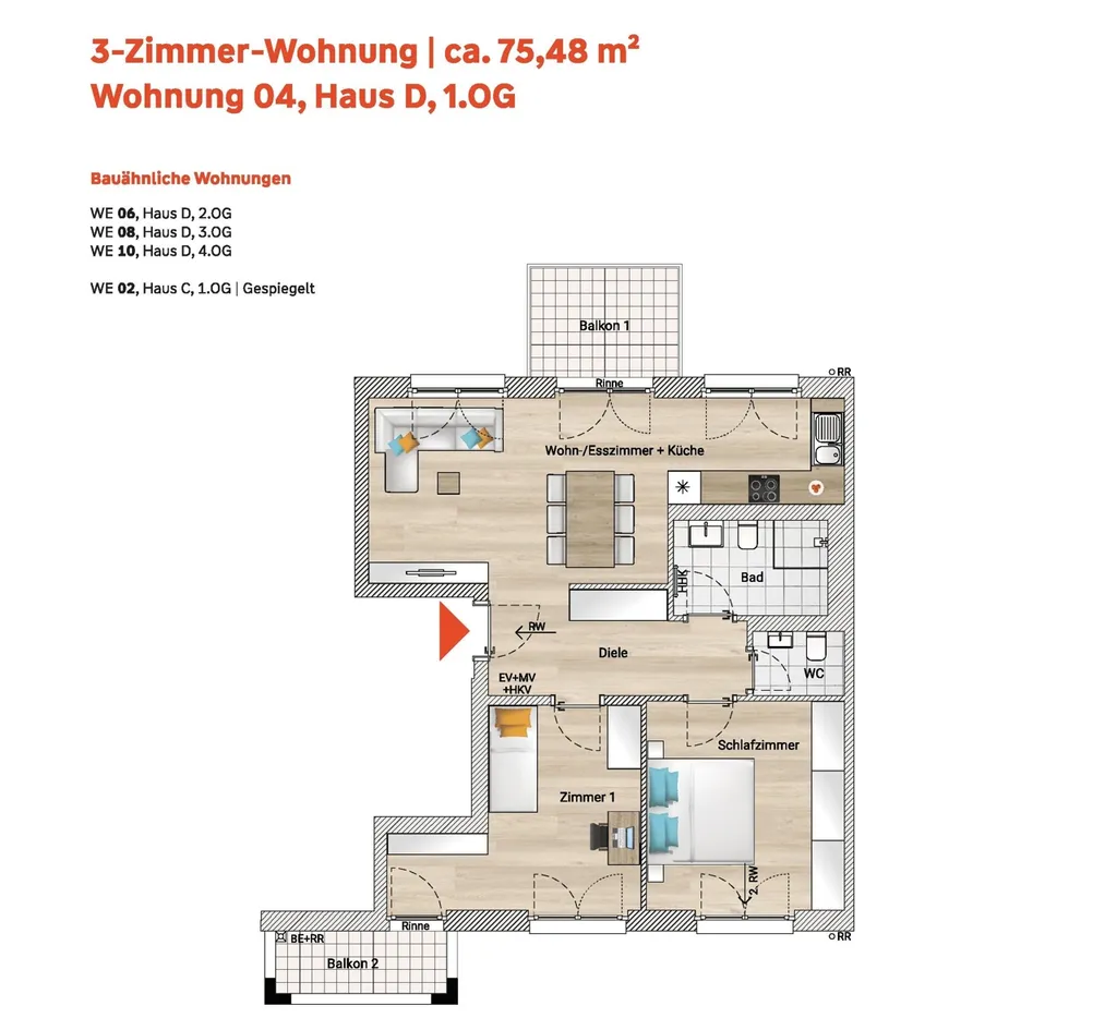 Grundriss Wohnung d04