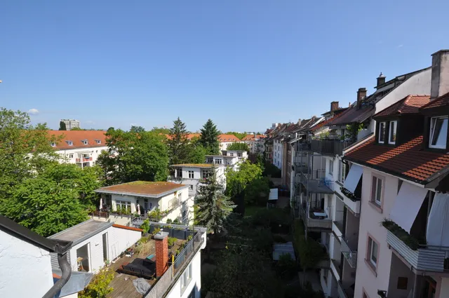 Aussicht vom Balkon