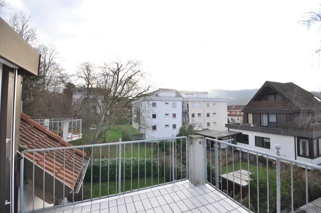 Balkon - Blick ins Grüne