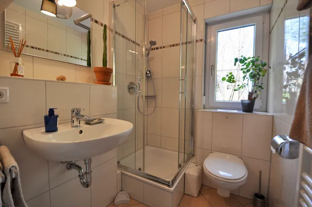 Gäste-WC mit Dusche