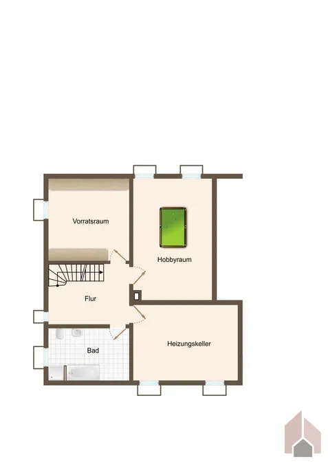 KG I Grundriss