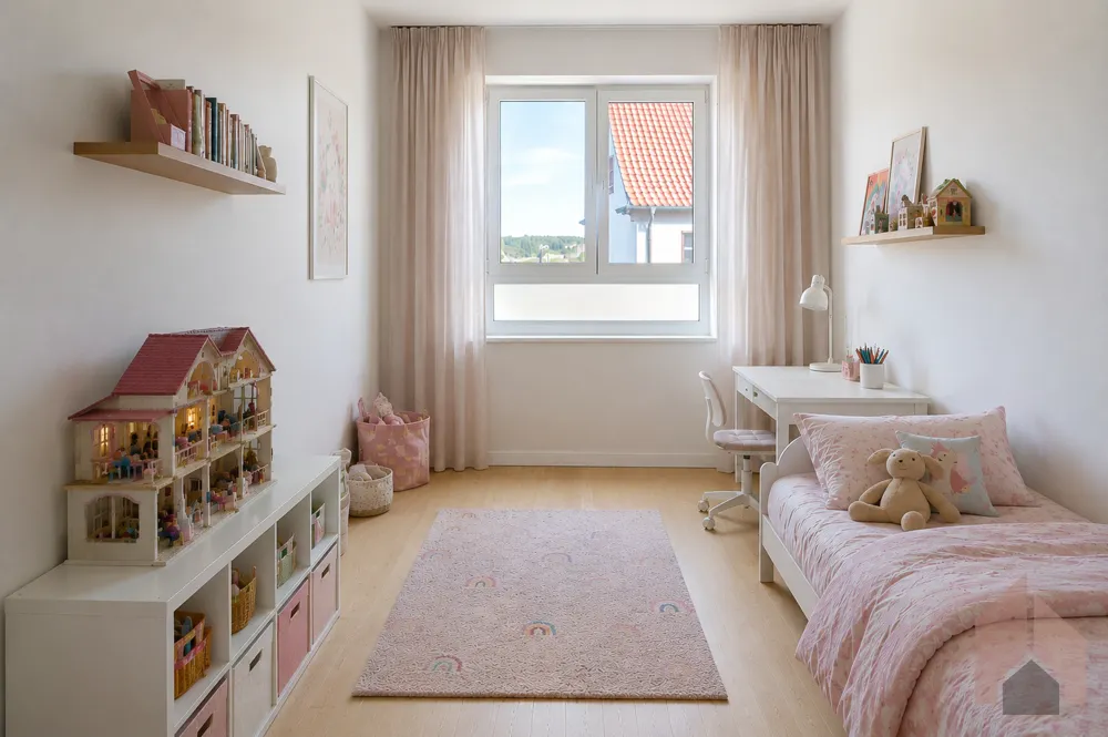 OG I Kinderzimmer mit KI visualisiert