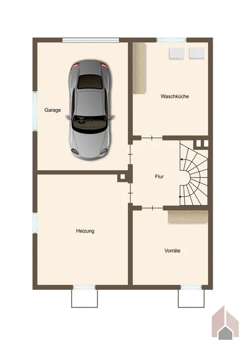 Haus 1 I Grundriss KG