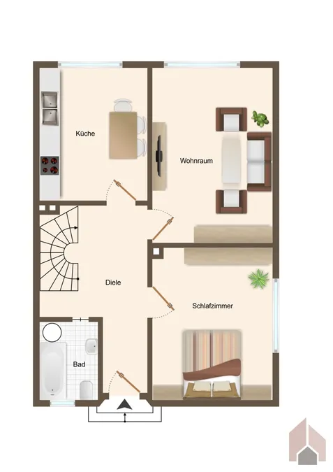Haus 3 I Grundriss EG