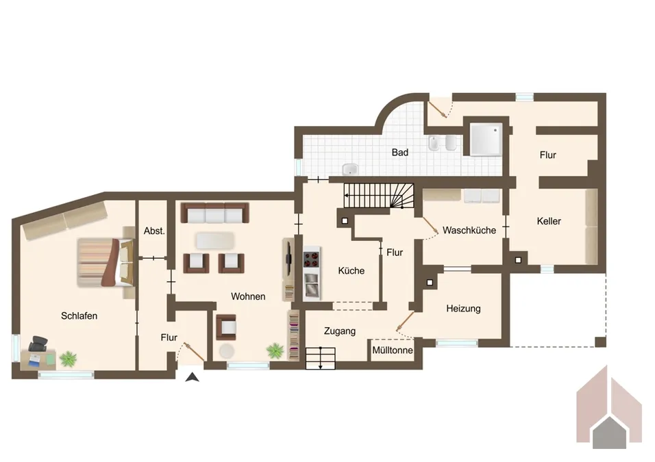 Einliegerwohnung I Grundriss