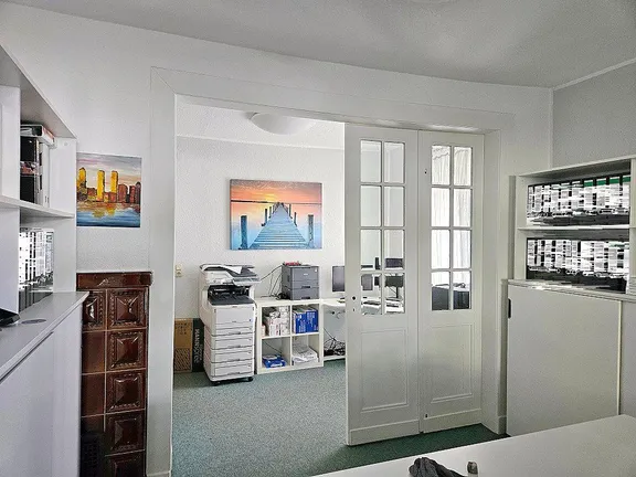 ZUgang über Flügeltür zum weiteren Büro