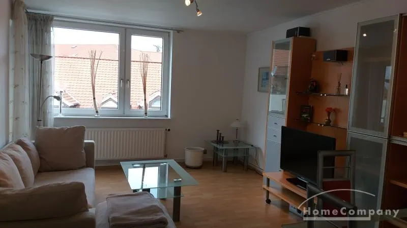 3 Zi.Whg, möbliert, 4. OG, Loggia, komplett augestattet, City.