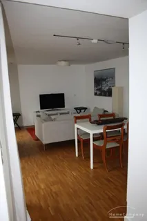 3 Zi.Whg., möbliert, EG, große Terrasse, sehr ruhige Citylage.