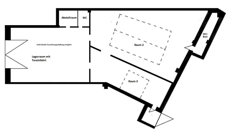 Grundriss individuelle Gestaltung mögl.