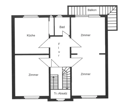 Grundriss Obergeschoss