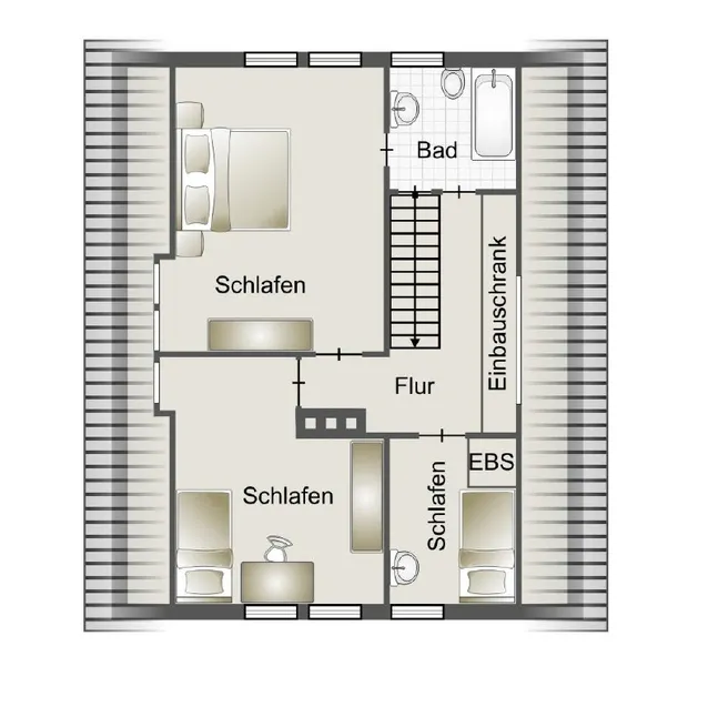 Grundriss Dachgeschoss