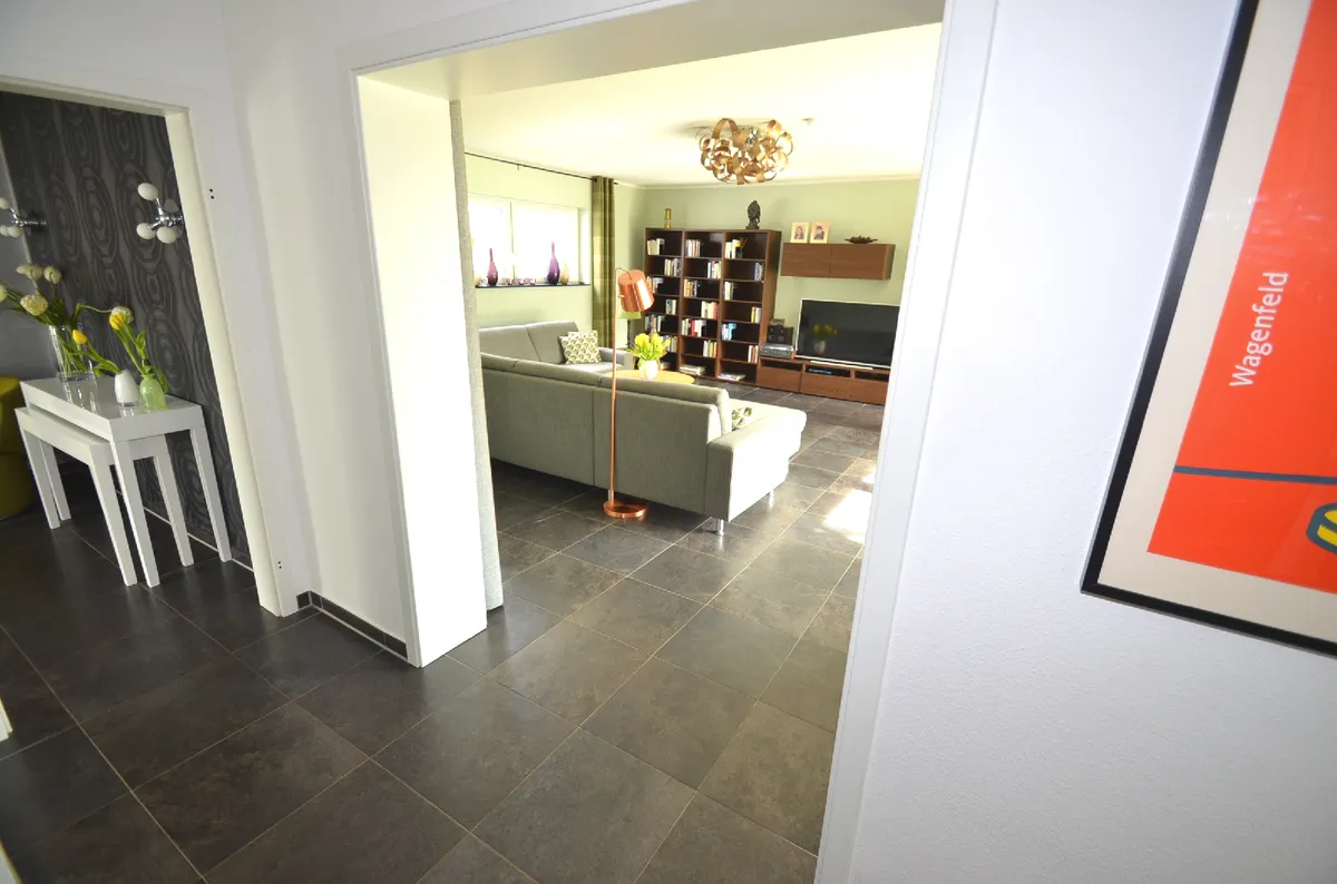 Blick ins Wohnzimmer