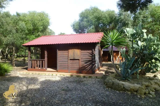 Finca mit Vermiet-Holzhäusern, Apartments, Ferienvermietung zu verkaufen Vejer de la Frontera, El Palmar, Costa de la Luz, Andalusien