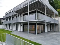 Terrassenwohnung mit Garten uns Aussicht