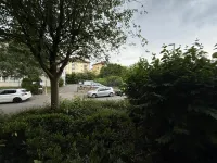 Blick vom Balkon