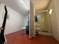 Saunavorbereitung und Dusche im UG